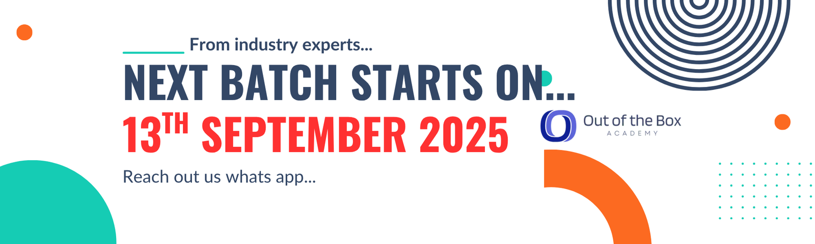 Next Batch July 2025